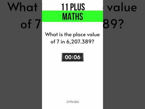 11 Plus Exam Paper | Maths Preparation [Question #103]