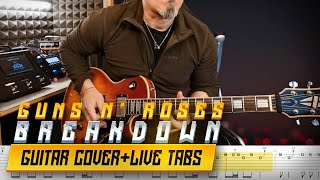 BREAKDOWN | GUNS N' ROSES | Guitar cover with all SOLOS + live tabs