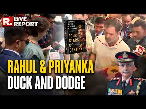 LIVE REPORT: Gen. Naravane Exposes Cong's Claims, Priyanka & Rahul Duck Republic TV's Questions