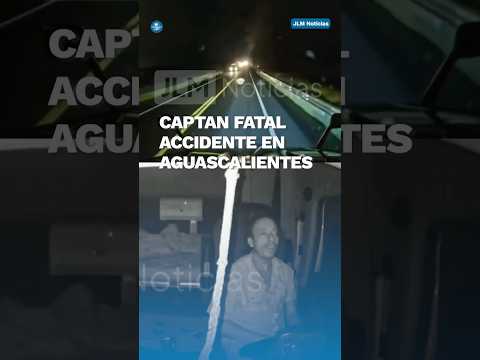 Fatal accidente queda grabado en cámara de un tráiler #shorts