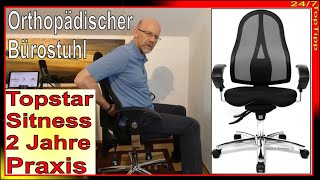 Topstar Sitness ✔ Orthopädischer Bürostuhl [ 2 Jahre Praxis ] Gaming Stuhl - 24/7 Homeoffice TopTipp