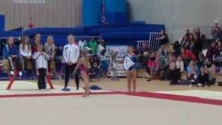 preview picture of video 'Tilda Norman Artistisk Gymnastik Steg 7 Östersund Rikscupen 2014 11 08'
