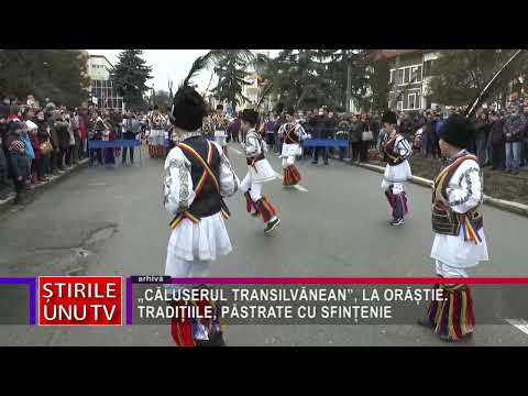 „CĂLUȘERUL TRANSILVĂNEAN”, LA ORĂȘTIE. TRADIȚIILE, PĂSTRATE CU SFINȚENIE