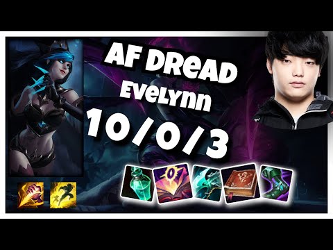 Evelynn vs Nidalee AF Dread JUNGLE (10/0/3) - v11.5