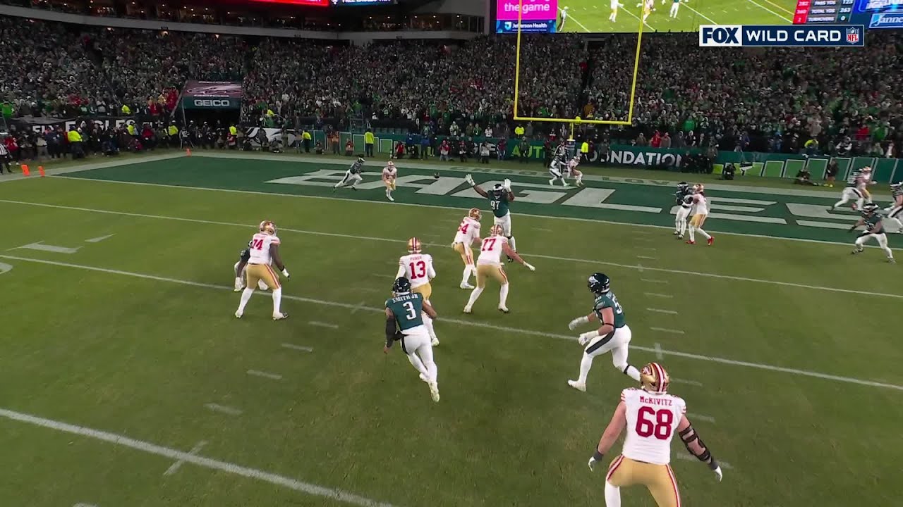 Purdy steps up and finds CMC for a NIners' TD