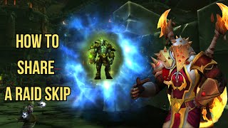How to Share Unlocked Raid Skips With Alts & Efficiently Farm Endbosses for Mounts