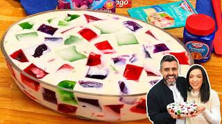 MOSAICO DE GELATINA TRADICIONAL | RÁPIDO I FÁCIL I DELICIOSO I Receitas de Pai