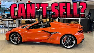 Chevrolet Dealership Completely Full of Corvettes