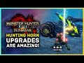 Monster Hunter Sunbreak Upgrades For Hunting Horn Are Amazing...