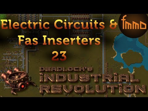 Factorio - Industrial Revolution Ep 23 - Electric Circuits and Fast Inserters