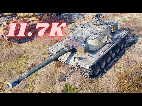 T110E4  11.7K Damage World of Tanks Replays