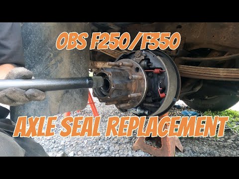1980-1996 OBS Ford F250/F350 Rear Axle Seal replacement