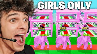 I Snuck Into GIRLS ONLY SERVER In Steal A Brainrot!