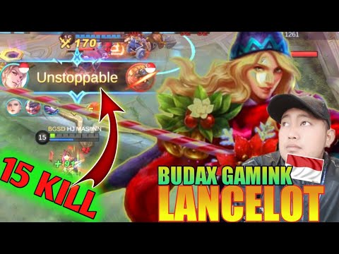 Powerful Skill Combo Lancelot Floral Knight - Top Lancelot Budax gamink !2020- MLBB