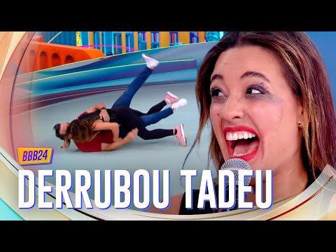 BEATRIZ DERRUBA TADEU SCHMIDT APÓS SER ELIMINADA! | BBB 24