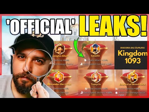 ALL New Museum Buffs LEAKED!!! (%100!) Rise Of Kingdoms 2nd Gen Commander Relics!