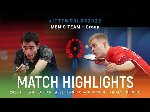 Highlights | Hugo Calderano (BRA) vs Martin Buch Andersen (DEN) | MT Grps | #ITTFWorlds2022