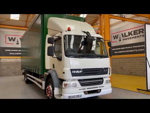 New In Stocklist For Sale: DAF LF55 4X2, 18 TONNE CURTAINSIDER – 2010 – DG60 DXJ