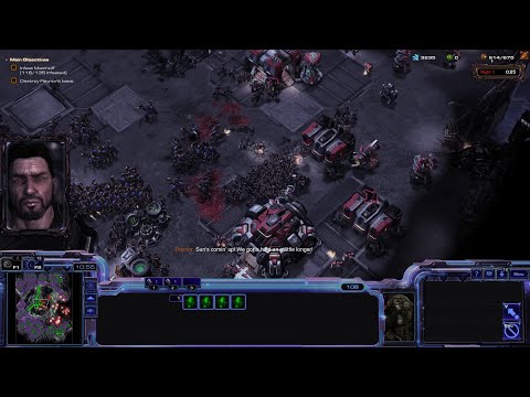 StarCraft 2 Wings of Liberty Reversed Campaign Mission 6 - Outbreak