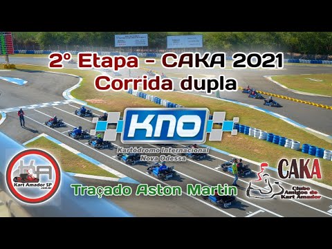 CAKA 2021 - 2° Etapa - KNO - Kartódromo Nova Odessa - Corrida Dupla - Transmissão Kart Amador SP