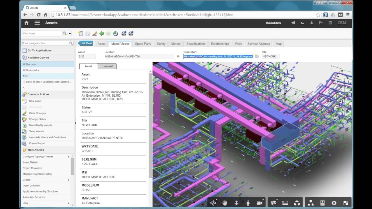 Microdesk Webinar: Revit + Maximo = ModelStream--Demo