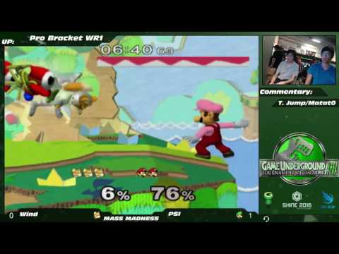 Mass Madness 11 SSBM - Wind (Fox) vs. PSI (Luigi) - Melee WR1