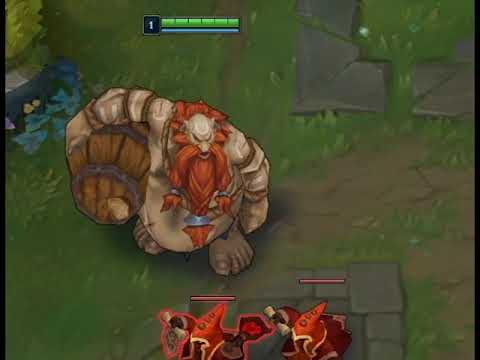 Gragas Crit Animation Slowmotion
