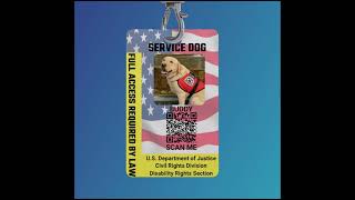 owner trained assistance dogs Get you service dog card today