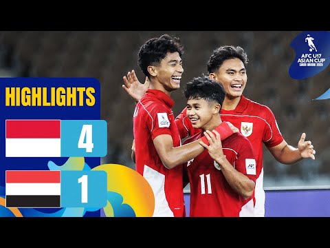 Indonesia vs. Yemen | Highlights | AFC U17 Asian Cup™ 2025