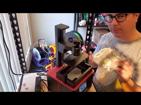 Elegoo Mars Setup and First Print