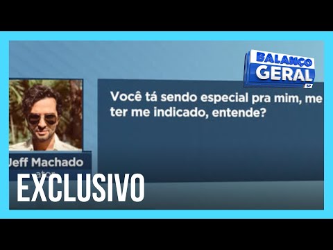 Áudio mostra conversa entre ator Jeff Machado e suspeito do crime