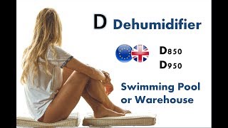 Ecor Pro D850 Wall Mounted Dehumidifier - 220v video thumbnail