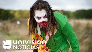 Payasos siniestros crean un circo de horror en vecindarios del país para aterrorizar Payasos siniestros crean un circo de horror en vecindarios del país para aterrorizar