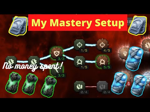 My Mastery Setup - Marvel Contest of Champions