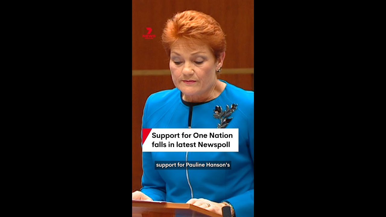 Support for One Nation falls in latest Newspoll