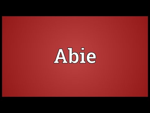 Abie Meaning