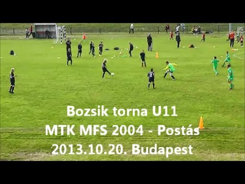 Bozsik torna U11 MTK MFS 2004 - Postás (13-0) 2013.10.20.  Budapest