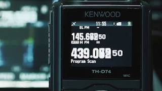 Kenwood TH-D74 Scanning 2 Bands simultaneously