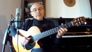 sacré géranium - Dick Annegarn cover et tutoriel