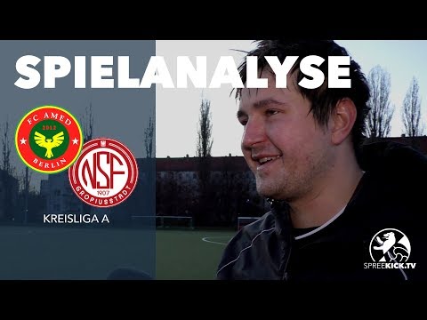 Spielanalyse | FC Amed Berlin - NSF Gropiusstadt (15. Spieltag, Kreisliga A, Staffel 1)