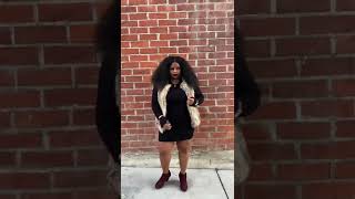 Styling a faux fur vest as a plus size woman #shorts