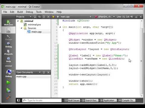 C++ Qt 9   QGridLayout