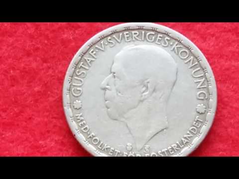 1 KRONA 1946 - SWEDEN ( Silver)