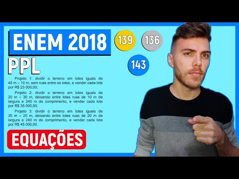 🛑PEGADINHA - 139 Enem 2018 PPL - Uma empresa de construção comprou um terreno de formato retangular