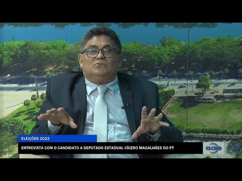 Entrevista com o candidato a deputado estadual Cícero Magalhães do PT 31 08 2022
