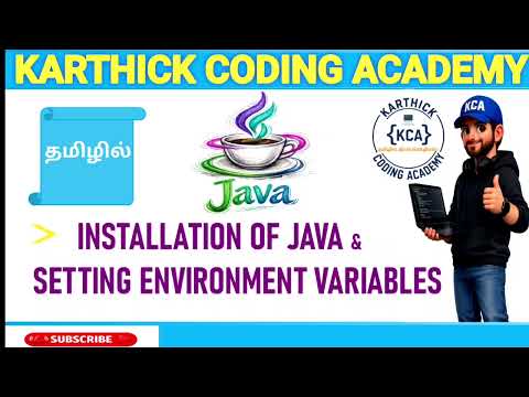 Installation Of Java Ep 2 Java Java Tutorial Series Tamil Karthick Coding Academy Kca Java