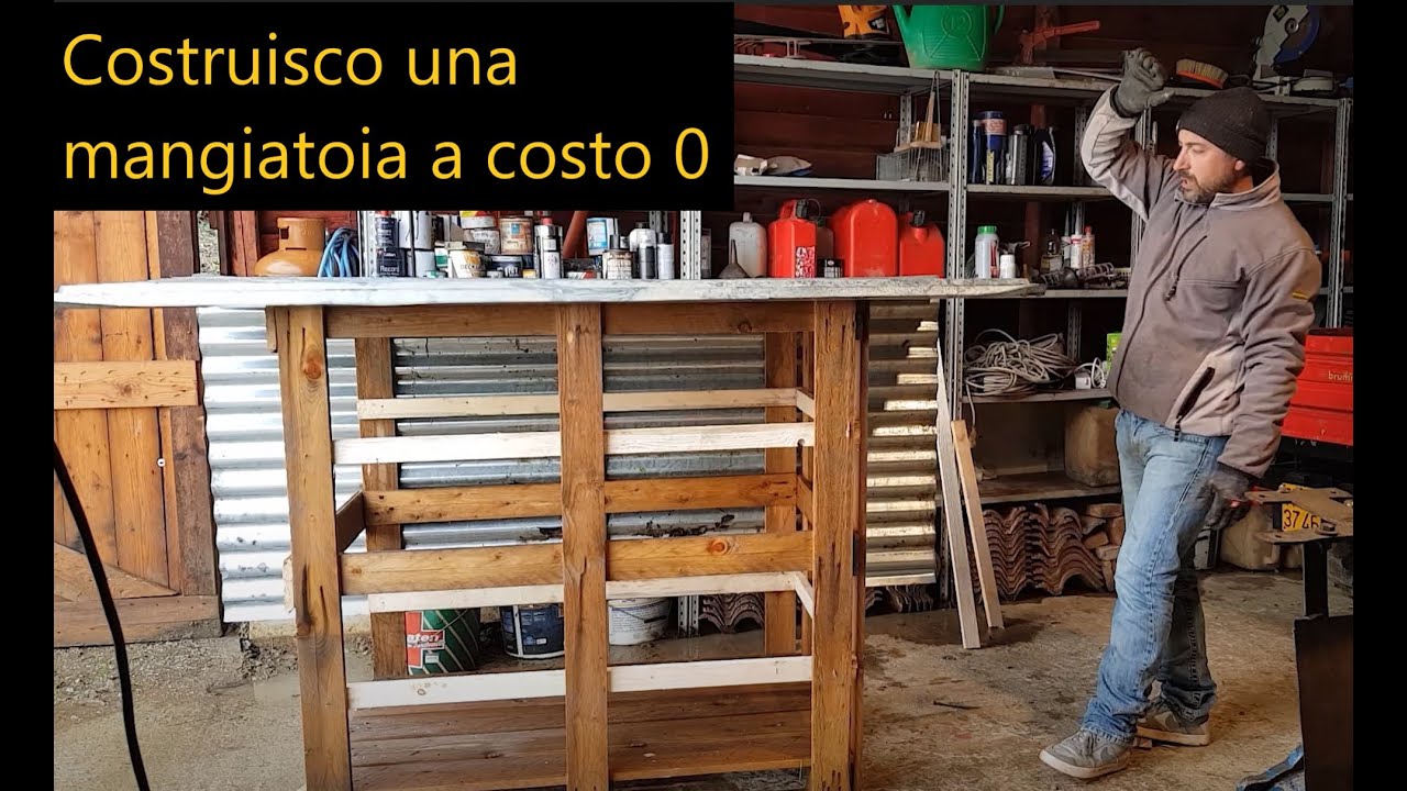 48 Costruisco una mangiatoia con materiale riciclato a costo 0.