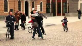 Free Hugs in Sondrio, Italy