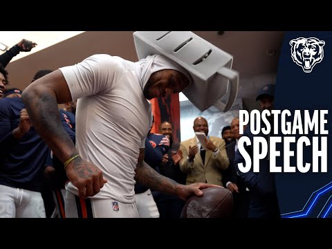 Postgame locker room speech | Chicago Bears