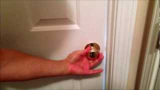 How To Pick A Bathroom Or Bedroom Door Lock